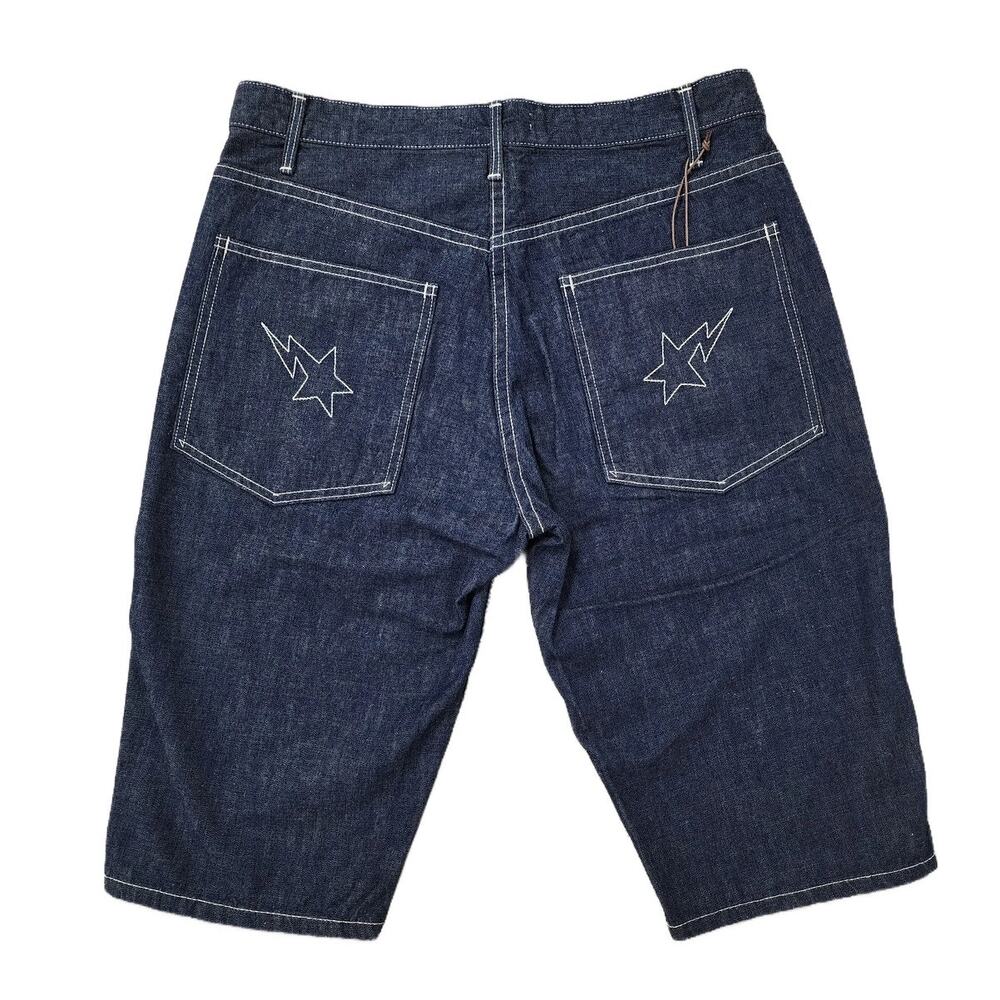 NEW! Bape Carpenter Jean Shorts Double Star